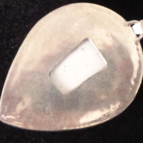 NEW Dendrite Opal Gemstone Handmade Jewelry Pendant On 20" Leather Cord - Picture 4 of 5